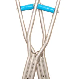 2pcs light weight auxiliary underarm crutch with height adjustable sky blue Walking Stick-picture-21