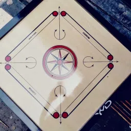 [32inch] Premium Quality Smooth & Shiny Glossy Large Carrom Board 81.28 cm Carrom Board-image-78