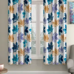 153 cm (5 ft) Polyester Semi Transparent Window Curtain (Pack Of 2)-9