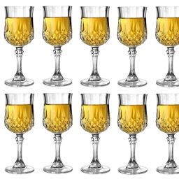 Bottle & 12 Glass Serving Lemon Set, Yellow, Clear, Glass - A1088 Jug Bottle Glass Set-image-58