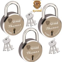 Door lock for home-52MM-7 Levers, Double Locking, Thanos-Laser Print Design-3 Padlock-picture-22