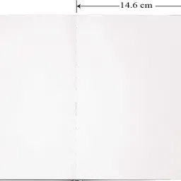 lrs Sketch Book A5 Size - Black Cover with Elastic Strap - 48 Sheets (96 Pages) 160 GSM Natural Cartridge Paper - Completely Handmade Sketch Pad image 2