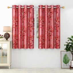 152 cm (5 ft) Polyester Semi Transparent Window Curtain (Pack Of 2)-10