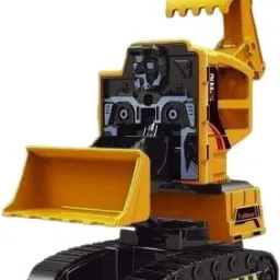 2 in 1 Transformer stunt robot truck for kids (Yellow)-15