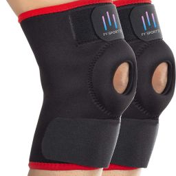 Knee Cap Support belt brace for Pain Relief Open Patella Women and Men Knee Support-26