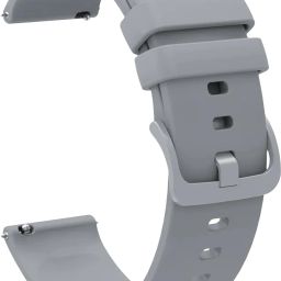 ACM Watch Strap Silicone Color Hook for Fastrack Revoltt X2 Smartwatch Belt Band Grey Smart Watch Strap-27