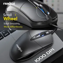 Frontech KB-0012 Wired USB Standard Desktop Keyboard Compatible with Desktop, Laptop, Mac image 5