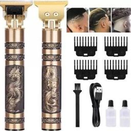 Rich Choice Waterproof Vintage T9 High Quality Metal Rechargeable Hair Cut Machine R73 Trimmer 60 min Runtime 4 Length Settings-image-54