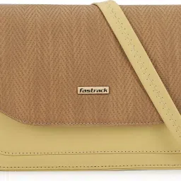 Khaki Women Sling Bag - Mini Textured-image-94