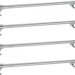 Steel 24inch Wall Mounted Towel Rod -Open Base (Pack of 4) 17.700787 inch 4 Bar Towel Rod-image-55