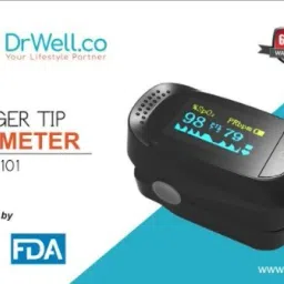 Dr Well co Pulse Oximeter Fingertip, Oxygen Saturation Monitor Fingertip, Blood Oxygen Meter Finger Oximeter Finger with Pulse, O2 Monitor Finger for Oxygen Dr Well, Dr.Well Pulse Oximeter image 2