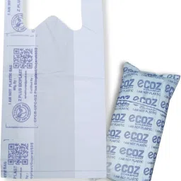 Disposable Biodegradable Certified Eco-Friendly Carry Bag Size- 9x13 inches-32