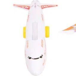 saleoff Aeroplane Airbus Bump & Go Action with Sound & Lighting (White) image 2