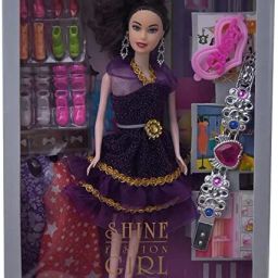 Plastic Fashion Long Hair Doll with Movable Joints Doll for Kids-image-4