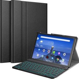 Proelite Magnetic Detachable Wireless Bluetooth Keyboard Bluetooth Standard Tablet Keyboard Compatible with Desktop, Laptop, Mac-18