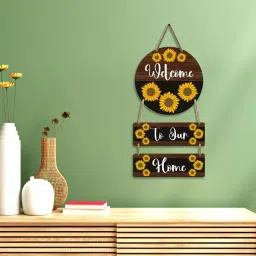 Home Delight Welcome To Our Home Wooden Wall Hanging for Home Decor|Wall Decor-image-13