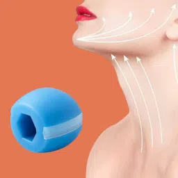 BPA-Free Silicone Jaw Trainer | Face, Neck, Chin Toning & Sculpting Device Face Shaping Mask-image-12