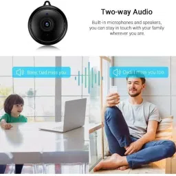 TP PLUS 1080P WiFi Security Camera | Night Vision | Two-Way Audio | Loop Recording Security Camera image 4