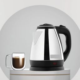 Electric Kettle with Stainless Steel Body, 1.5ltr for boiling Water,tea,EggsX305 Beverage Maker-image-97