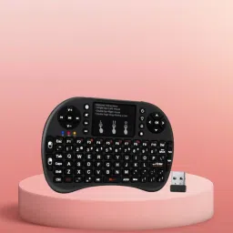 FRONY Bluetooth (Wireless Keyboard) USB Rechargeable Keyboard With Pocket Size A328 Wireless Thumb-size Multi-device Keyboard Compatible with Tablet-image-84