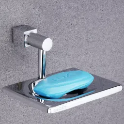 Square Shape Wall Mount Soap Holder for Bathroom | Durable Soap Case Stainless Steel Toilet Paper Holder-image-17