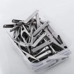 Stainless Steel 36 PC Multipurpose Hanging Cloth Clip Heavy Grip Drying Cloths Stainless Steel Cloth Clips-image-22