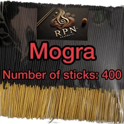 Morga premium agarbatti for temple puja, 400 incense sticks Mogra-image-49