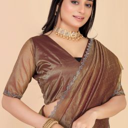 Embellished Bollywood Organza Saree-image-51