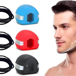MARCRAZY Pack Of 2 Jawline Exerciser for Men & Women | Face Slimming Jaw Trainer | Double Chin Reducer & Facial Fitness Device Massager-32