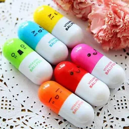 Birthday Return Gift In Bulk Cute Capsule Shape Ball Pen For School Kids (6 Pcs) Ball Pen-image-30