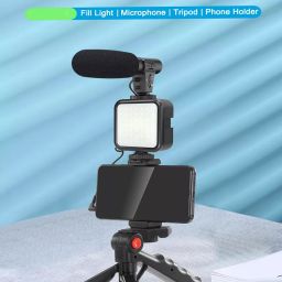 Zohlo Vlogging Kit Microphone & Fill Light & Phone Holder For Live Streaming Tripod Kit image 4