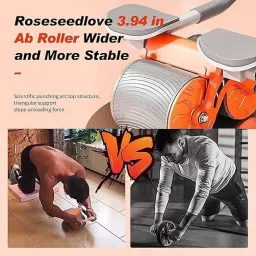 searegal New Automatic Rebound Ab Abdominal Exercise Roller with Elbow Ab Exerciser image 5