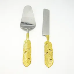 Cake Servers Brass, Stainless Steel Cake Server-23