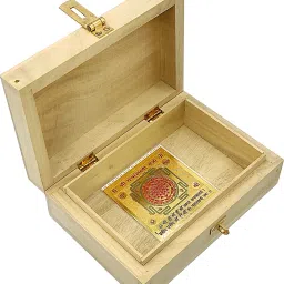 Auspicious Sriparni Wooden Wealth Money Vastu Cash Box Vastu Remedies Tool (10 x 7 inch, Brown) Cash Box-image-46