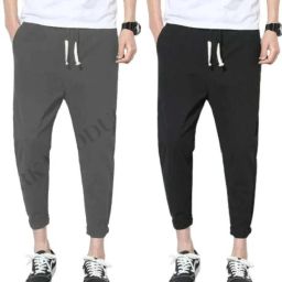 Pack of 2 Men Solid Multicolor Track Pants-image-91