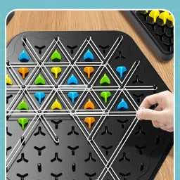 Triangle Chess Puzzle Game for Kids | Educational Strategy Board-97
