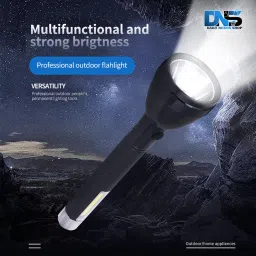 daily needs shop Ultra Bright Rechargeable High Power LED Flashlight Lamp Torch Lithium Battery 5 hrs Torch Emergency Light image 3