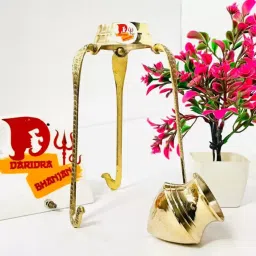 shivling stand, Abhishekam stand, Shiv snake shiva kalash lota stand shivling Decorative Showpiece - 22 cm-image-37