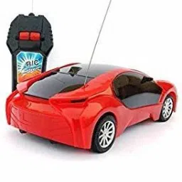 peehu 3D LED Light & Sound car Toy with Remote Control Toy for Kids Boy & Girls (Age-3+) (Fast Red) image 3