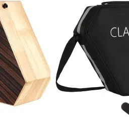 Clapbox Travel Cajon (2-sided), Snare, Bongo - Rubber wood with Carry Bag Cajons-image-65