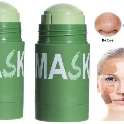 Blackhead , whitehead remover face care green stick mask for men and women Face Shaping Mask-image-21