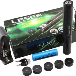 Netigems 303 Chargeable Green Laser Pointer II Multi shape Adjustable Disco Laser Lights image 3