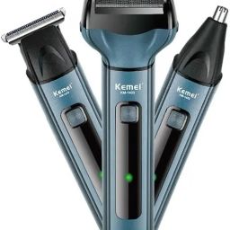 Pick Ur Needs Professional Rechargeable 3 In 1 Beard, Nose and Ear Hair Trimmer Shaver For Men-56