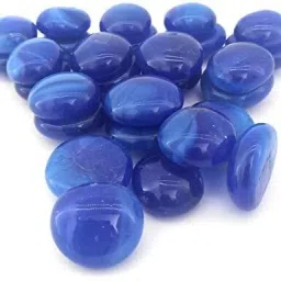 bsi Stone/Pebbles for Home Decoration and Aquarium Carved Angular Marble Pebbles image 2