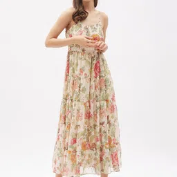 harpa Women Maxi Beige Full Length Dress-picture-13