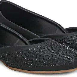 Ladies WomenA's Multi Thread Embroidery Punjabi Jutis Bellies For Women-9