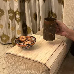 Wooden Armrest Tray for Sofa PO2, Serving Tray Unbreakable & Lightweight Tray Serving Set-image-88