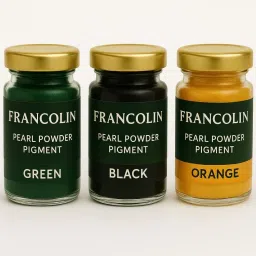 | Mica/Pearl Powder Pigment | Green| Black| Orange| Soap, Epoxy Resin-31