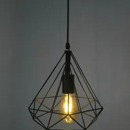 Diamond-shaped Pendant Lamp Rod Aluminium Light Hanging Chain Rod-image-42