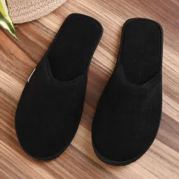 Women Home Slippers In House Bedroom Room Indoor Warm Soft Cloth Winter Chappal Women Slippers-image-21
